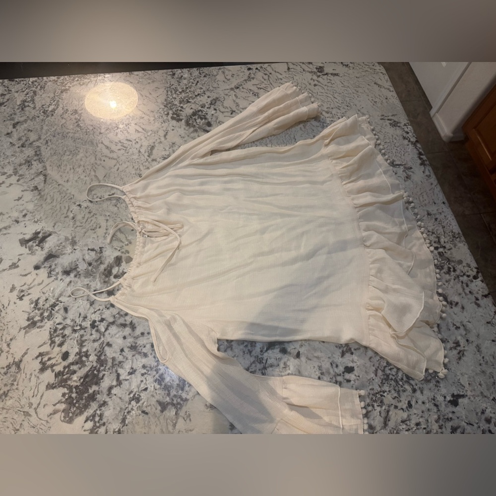 neutral color dress for summer